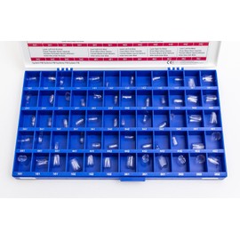 UVUBXT Dental Crown Forms Transparent Strip Off Crowns Posterior Type F 60 Pcs