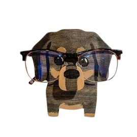 Cute Wooden Animal Glasses Holder Carving Sunglasses Eyeglass Display Stand Rack Home Office Desktop Decoration Gift for Kids