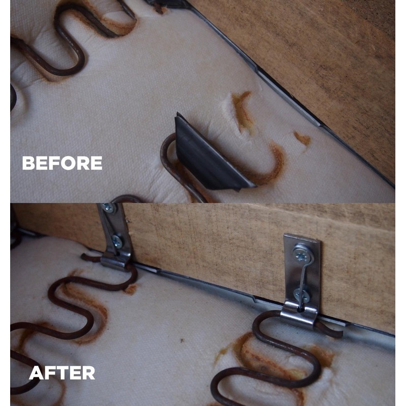 Taskar Sofa Zig Zag Spring Repair Brackets (10 Pack)