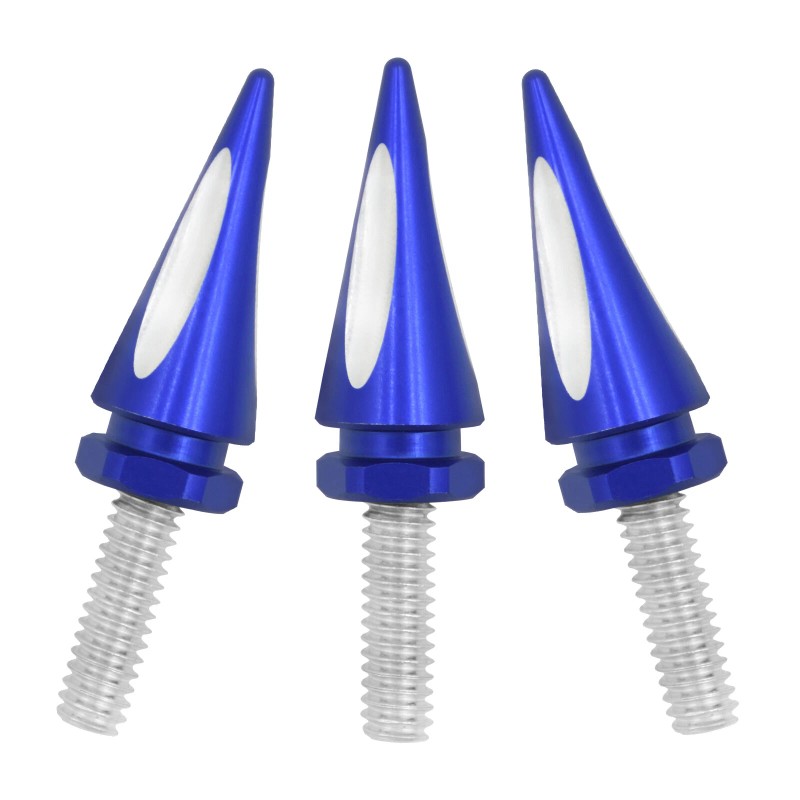 HDBUBALUS Blue Spike Wind Screen Windshield Bolts For Harley 96-2013