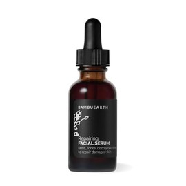 Bambu Earth Cold-Pressed Repairing Facial Serum - All-Natural Rosehip and Vitamin C Facial Serum for Women to Help Even Skin Tone and Recover from... 