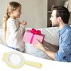 Rongon Handheld Magnifying Glass, 4X Adult Reading Magnifiers, 60mm Small