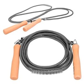 Cuerda para Saltar de Calidad Premium - Manijas Cómodas y Ajustables - Mantente en Forma con Ejercicios Cardiovasculares y Rutinas Generales          