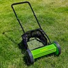EAGWON 14-Inch 5-Blade Manual Push Reel Lawn Mower Cordless, with