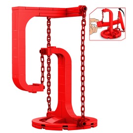 WINNER SPACE Tensegrity Structure Building Blocks Toys,STEM Creative Construction Tensegrity Building Set,Ideas Frame Model Kids Toys,Learning & Education Toy for Boys and Girls,Kids (66 PCS,Red)