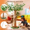 45 Inch Tall Cat Scratching Post, Natural Sisal Cat Scratcher