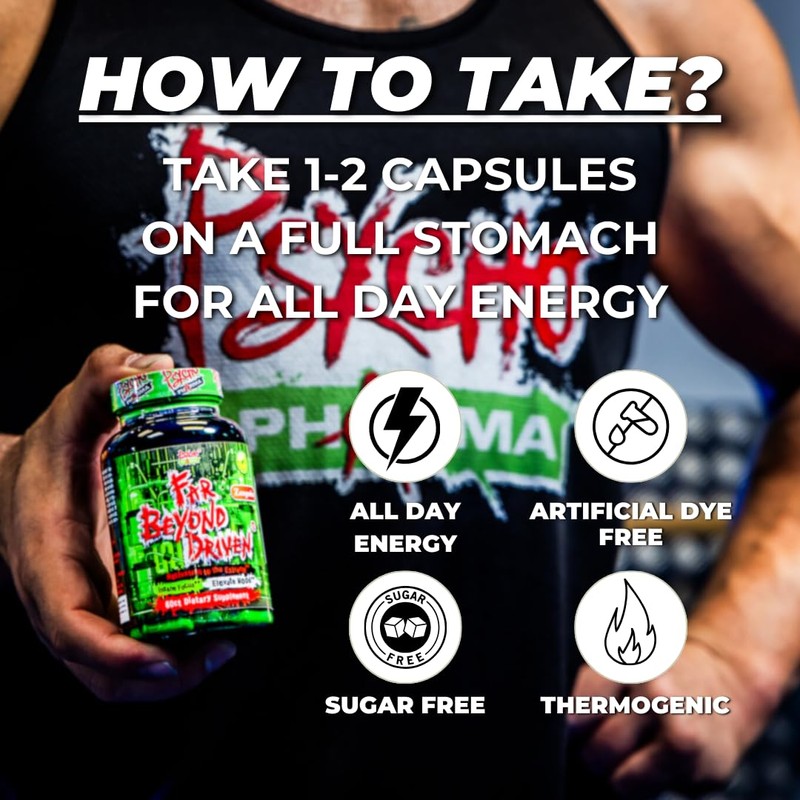 Psycho Pharma Far Beyond Driven, for Increased Energy to Burn