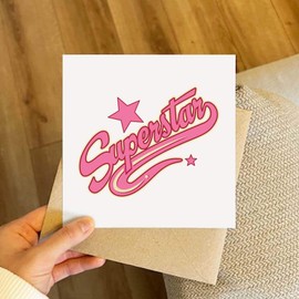 Azeeda 'Superstar' Leere Grußkarte (GC00071393)