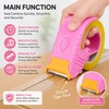 Handheld Packing Tape Dispenser for 2-Inch Tape – Adjustable 45–60mm