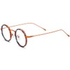 FONEX Acetate Titanium Glasses Frame Men 2024 New Round Eyeglasses
