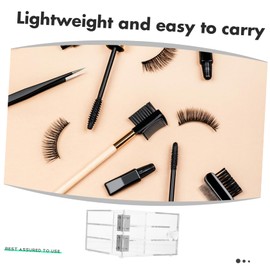 Baluue Box Acrylic Storage Box Lash Packaging Eyelash Storage Case Eyelash Case Holder Lash Storage Holder Lash Organizers and Storage Lash Containers Lash Holder Case Lash Cases