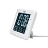 Seiko DL216W Table Clock, Alarm Clock, Radio Control, Digital, AC
