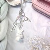 Nalefow Cute Keychain for Women Fuzzy Cat Dog Keychain Aesthetic