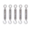 eoocvt 5pcs M4 Stainless Steel 304 Turnbuckle Wire Rope Tension