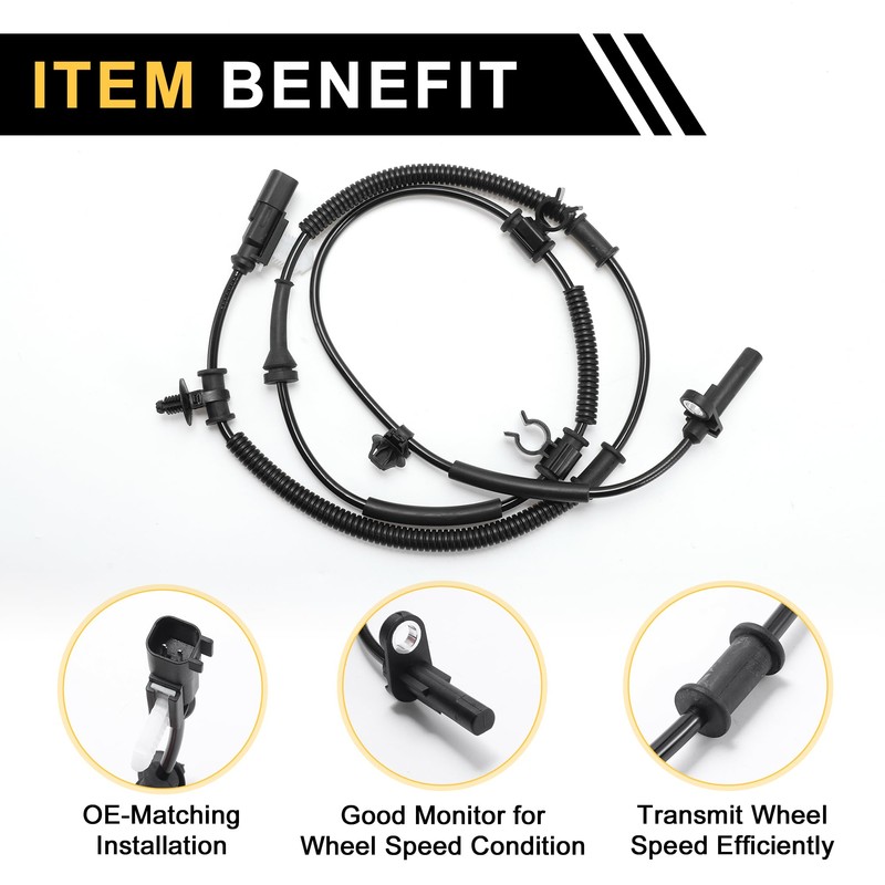 X AUTOHAUX ABS Wheel Speed Sensor ABS Sensor No.BL3Z2C190B/CL3V2C216AB for