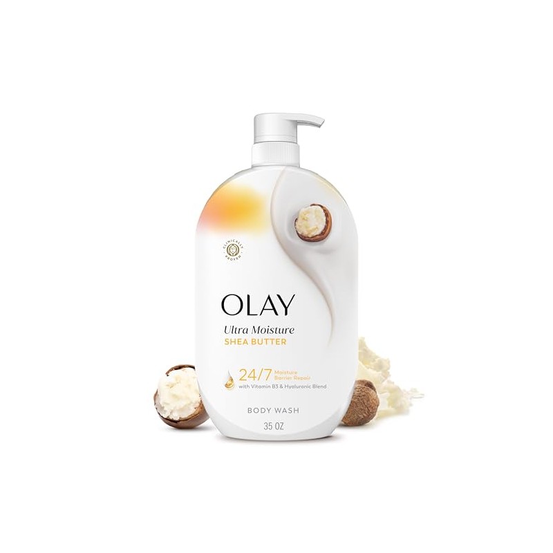"Olay Gel de baño Ultra Moisture con manteca de karité,