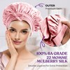 Lavivio 100% Mulberry Silk Bonnet for Sleeping Women – 22