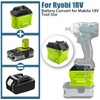 ZDTZ Battery Adapter for Ryobi 18V to for Makita BL18