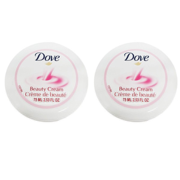 Dove Beauty Cream, Body & Face & Skin, Nourish & Moisturize. 2.53FO. Pack of 2