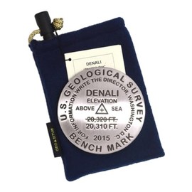 Denali National Park Paperweight (Continental High Point) - Elevation in Feet