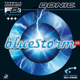 Donic Bluestorm Z3 Table Tennis Rubber (Max+, Red)