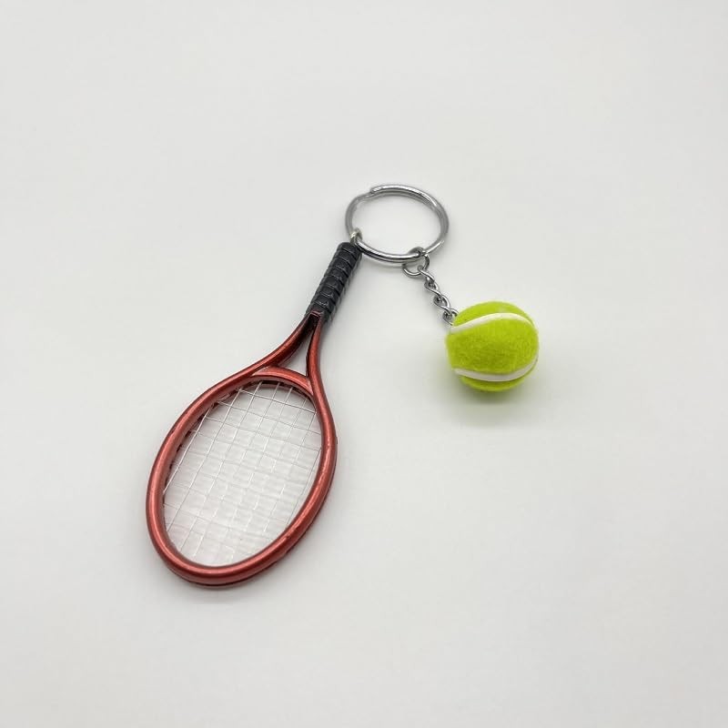 [Plus Nao] プラスナオ キーホルダー キーリング ラケット テニス テニスボール 小物 雑貨