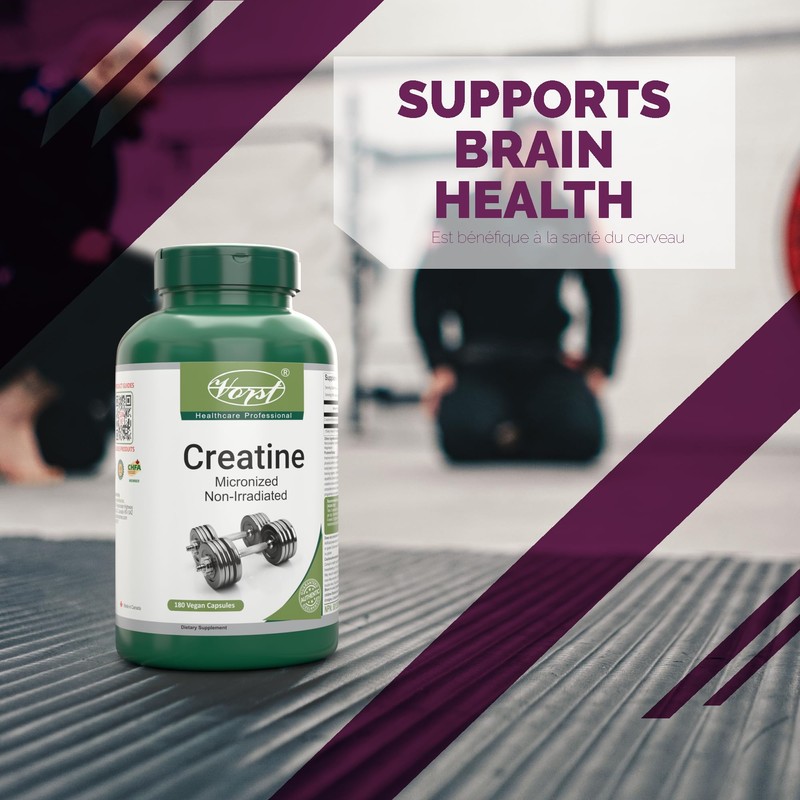 VORST Creatine Pills 1800mg Per Serving 180 Capsules | Monohydrate