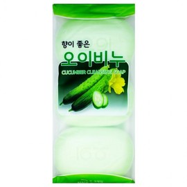Katie's Fragrant Cucumber Soap 90g 3-Pack 10ea