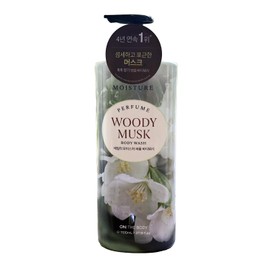 ON THE BODY Daily Moisture Woody Musk Body Wash, 37.19 fl oz, Perfumed