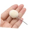 DOITOOL 25Pcs Wool Daubers for Leather Dyeing Soft Wool Balls