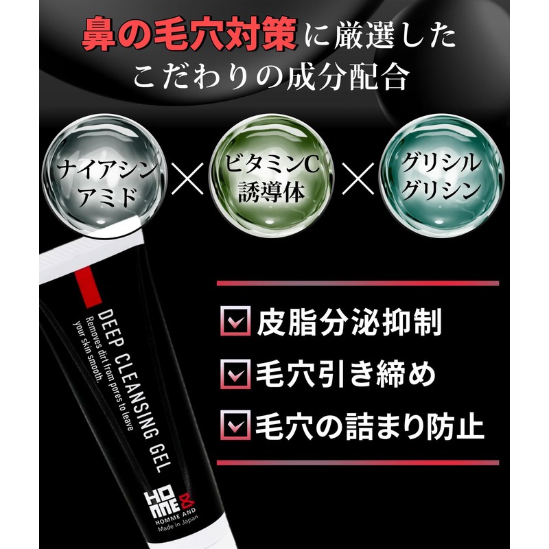 Nose Pore Men Charcoal Wash Blackhead Blackhead Square Plug Pack