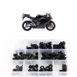 Xitomer Fairing Bolts Kits Compatible with CBR1000RR 2004 2005 CBR1000RR Mounting Kits Washers Nuts Fastenings Clips Grommets
