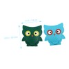 CORHAD 2pcs Cartoon Owl Wet Wipe Lids Reusable Dustproof Tissue