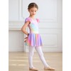 MdnMd Girls Dance Ballet Leotards Dresses for Toddler Ballerina Outfit