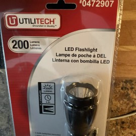 Utilitech LED Flashlight  #0472907-New