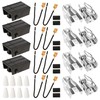 AOLKKSI 4 Pack 330031 Range Burner Receptacle Kit Replacement -