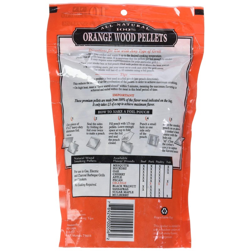 BBQr's Delight 5008, Set Orange Pellets 450 g