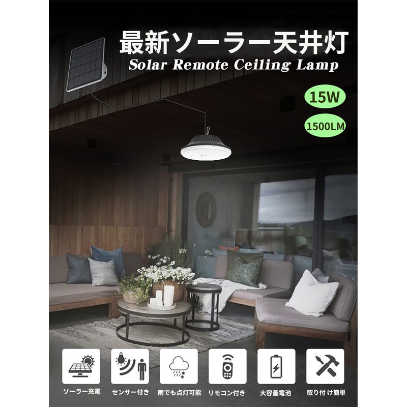 Industry's First 2022 Latest LED Solar Ceiling Light, LED Floodlight,