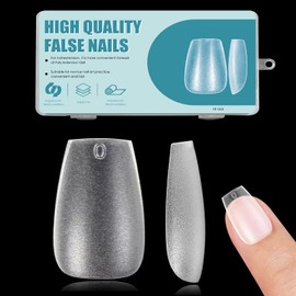 Short Coffin Nail Tips-360 PCS Matte Soft Gel Nail Tips,Acrylic False Gelly Nail Tips,False Nails Acrylic Nail Tips,15 Sizes,Gel Nail Tips Kit