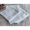 Set of 6 Napkins Ivy Leaf White - 100% Egyptian