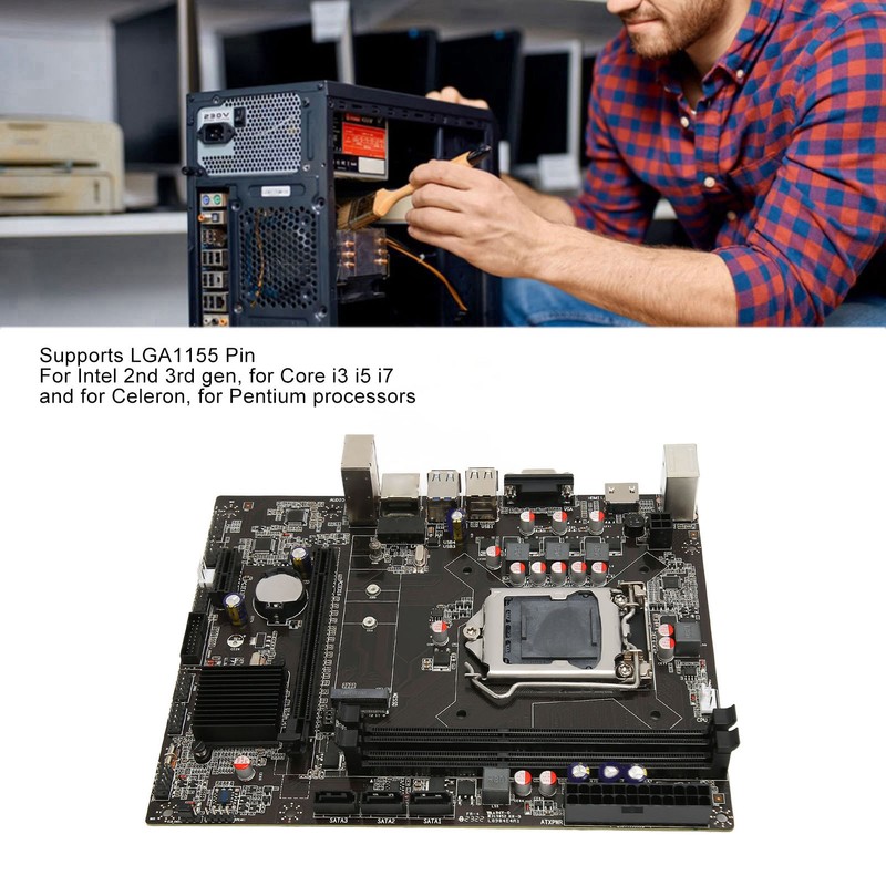 B75A Motherboard Dual Channel DDR3 Built in M.2 Interface Computer