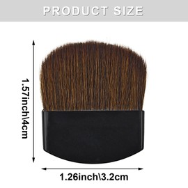 4 PACK Mini Powder Blush Brush, Mini Multi-functional Makeup Brush, Portable Soft Hair Beauty Tool, Facial Makeup Brush
