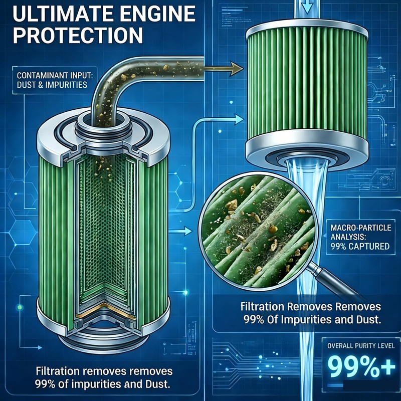 Newnessai 2 PCS 16911ZY3010 Outboard Marine Fuel Filter, Replacement for