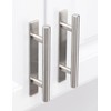 bepisof 2Pack Self-Adhesive Drawer Handles Stick On Cabinet Pulls Aluminum