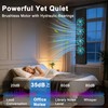 Vertical Window Exhaust Fan for Sliding Windows, Retractable Window Fan