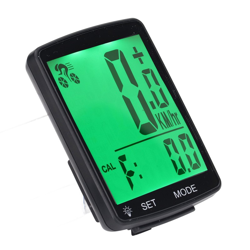 Bicycle Computer with Speed Cadence Sensor 2.8in LCD Display Bike
