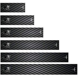 White Water Archery Non-Laminated Reaper Carbon Fiber Arrow Wraps 15 Pc Choose Length Width (4, 1)