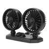 Car Fan Dual Head 24v 360° Adjustable Powerful USB Car