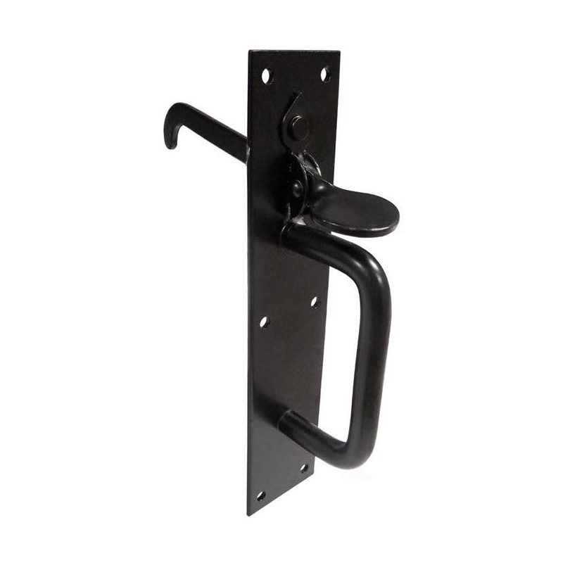 GatePro 5230023 Heavy Duty Suffolk Style Gate Latch - Black