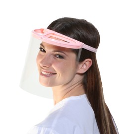 Bio-Mask Face Shield With 10 Shields (Pink)